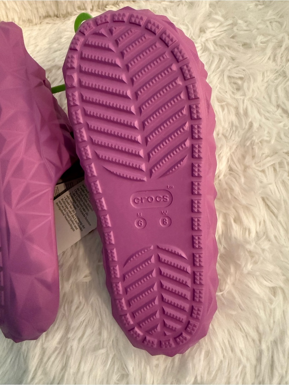 Crocs Classic Geometric Slide Sandals Size 8 NWT - Picture 5 of 6